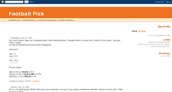 Desktop Screenshot of football-pick.blogspot.com