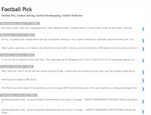 Tablet Screenshot of football-pick.blogspot.com