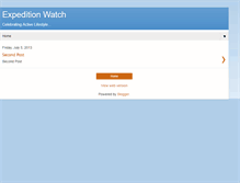Tablet Screenshot of expeditionwatch.blogspot.com