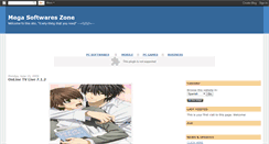 Desktop Screenshot of megasoftwarezone.blogspot.com