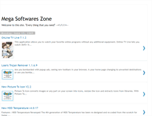 Tablet Screenshot of megasoftwarezone.blogspot.com
