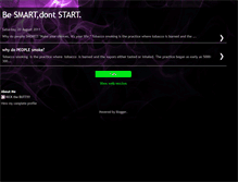 Tablet Screenshot of besmartdntstart.blogspot.com