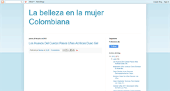 Desktop Screenshot of belleza-colombia.blogspot.com