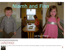 Tablet Screenshot of niamhandfinn.blogspot.com