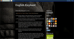 Desktop Screenshot of englishelephant.blogspot.com