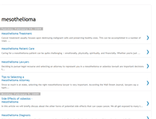 Tablet Screenshot of mesothelioma-answer.blogspot.com