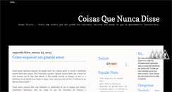 Desktop Screenshot of coisasquenuncadisse.blogspot.com