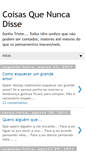 Mobile Screenshot of coisasquenuncadisse.blogspot.com