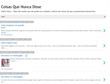 Tablet Screenshot of coisasquenuncadisse.blogspot.com