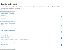 Tablet Screenshot of demiurge23.blogspot.com