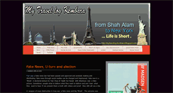 Desktop Screenshot of mytravellog-kembara.blogspot.com