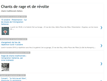 Tablet Screenshot of chants-de-rage-et-de-revolte.blogspot.com