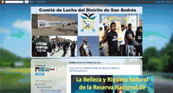 Desktop Screenshot of comitedeluchadesanandres.blogspot.com