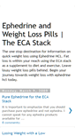 Mobile Screenshot of ephedrineweightloss.blogspot.com