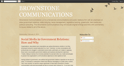 Desktop Screenshot of brownstonecommunications.blogspot.com