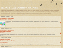 Tablet Screenshot of brownstonecommunications.blogspot.com