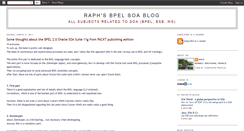 Desktop Screenshot of bpelsoa.blogspot.com
