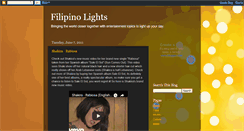 Desktop Screenshot of filipinolights.blogspot.com