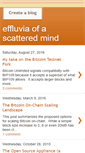 Mobile Screenshot of effluviaofascatteredmind.blogspot.com