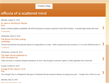 Tablet Screenshot of effluviaofascatteredmind.blogspot.com