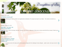 Tablet Screenshot of blendingaplanetaryconsciousness.blogspot.com