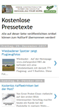 Mobile Screenshot of kostenlose-pressetexte.blogspot.com