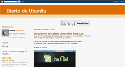 Desktop Screenshot of diario-de-ubuntu.blogspot.com