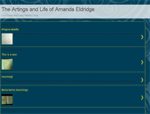 Tablet Screenshot of amandareldridge.blogspot.com