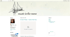 Desktop Screenshot of musicishername.blogspot.com