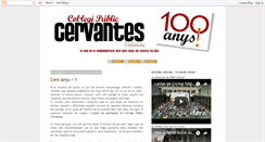 Desktop Screenshot of centanyscervantes.blogspot.com