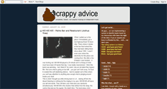 Desktop Screenshot of crappyadvice.blogspot.com