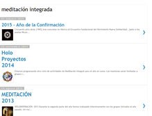 Tablet Screenshot of meditacionintegrada.blogspot.com