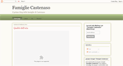 Desktop Screenshot of famigliecastenaso.blogspot.com