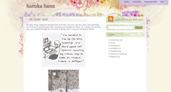 Desktop Screenshot of harukahana.blogspot.com