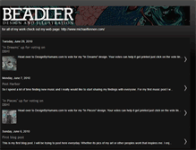 Tablet Screenshot of beadlersblog.blogspot.com