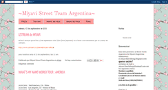 Desktop Screenshot of miyavistreetteamargentina.blogspot.com