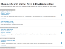 Tablet Screenshot of ithakisearchengine.blogspot.com