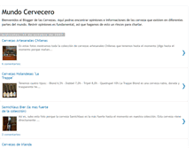 Tablet Screenshot of mundocervecerochile.blogspot.com