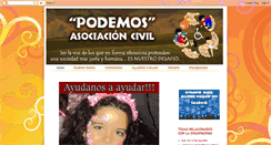 Desktop Screenshot of podemosasociacioncivil.blogspot.com