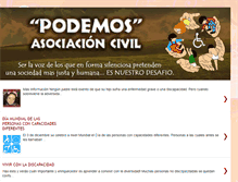 Tablet Screenshot of podemosasociacioncivil.blogspot.com