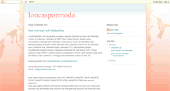 Desktop Screenshot of loucaspormoda.blogspot.com