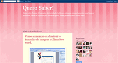 Desktop Screenshot of coisasecoisinhasdemulher.blogspot.com