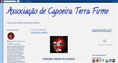 Desktop Screenshot of capoeiraterrafirme.blogspot.com