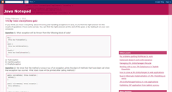 Desktop Screenshot of javanotepad.blogspot.com