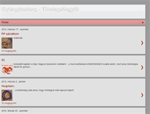 Tablet Screenshot of gyongybarlang.blogspot.com