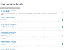 Tablet Screenshot of howtochangebreaks.blogspot.com