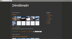 Desktop Screenshot of 24millimetri.blogspot.com