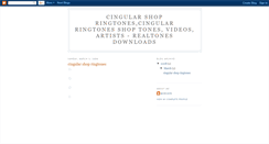 Desktop Screenshot of cingularshopringtonesikug.blogspot.com