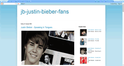 Desktop Screenshot of jb-justin-bieber-fans.blogspot.com