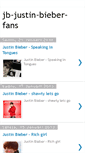 Mobile Screenshot of jb-justin-bieber-fans.blogspot.com